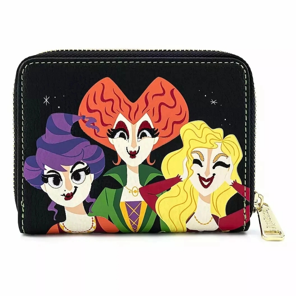 New Disney Loungefly Hocus Pocus The Sanderson Sisters Wallet